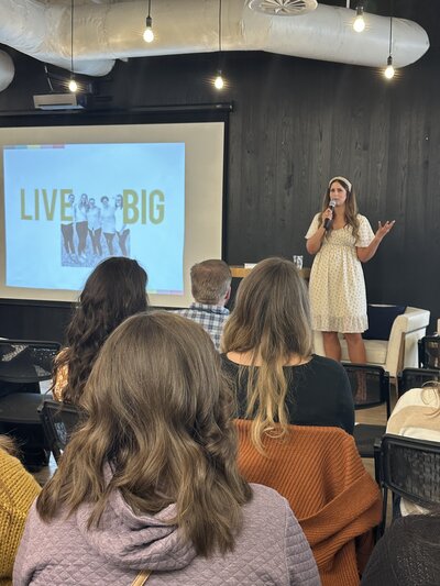 Andrea Wilde is the CEO and founder of the LIVE BIG Collective and is speaking to Jane.com 