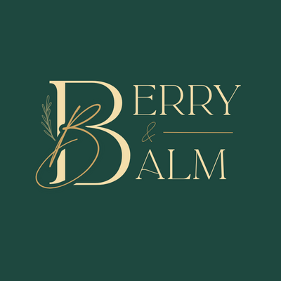 Local made branding logo for Berry and Balm skincare products in Tacoma, Washington