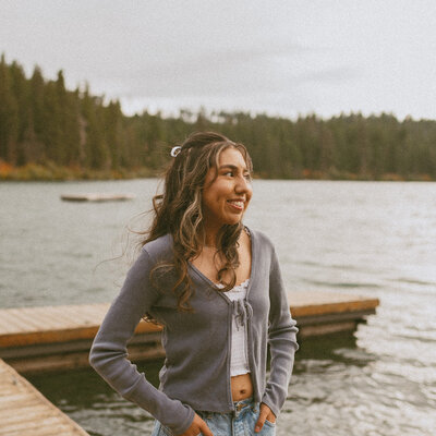 pittock mansion senior portrait