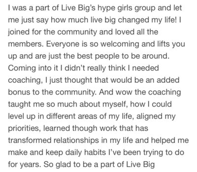 Happy review testimonial -- 5 star review