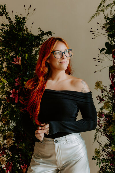 woman smiling