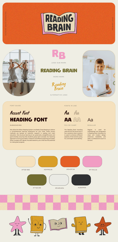 Custom Squarespace Website and Branding for a Private 1:1 Kids' Reading Tutoring