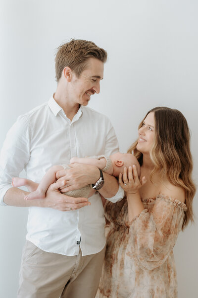 perth indoor newborn portrait sessions