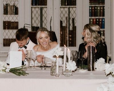 Champagne Tower. Brides pops the champagne at Scottish wedding.