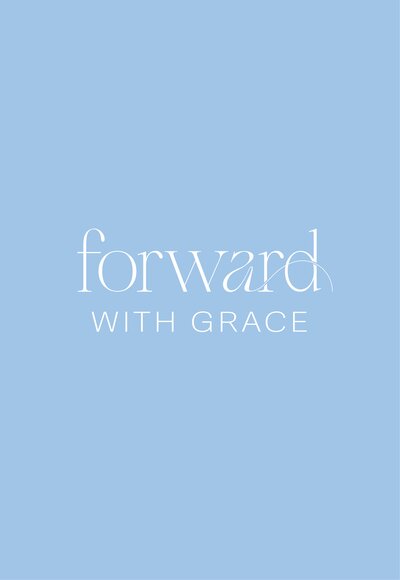 Forward with Grace bright and fresh logo design