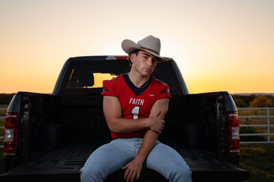 senior-guy-cowboy-sunset-truck