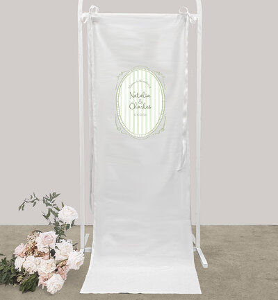 Big Love linen welcome sign for your wedding printed by State of Elliott