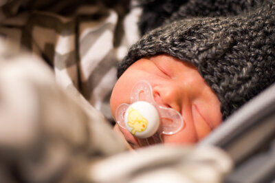 newborn in car seat