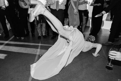 Fun dance floor photo from LGBTQ Blue Hill at Stone Barns wedding reception
