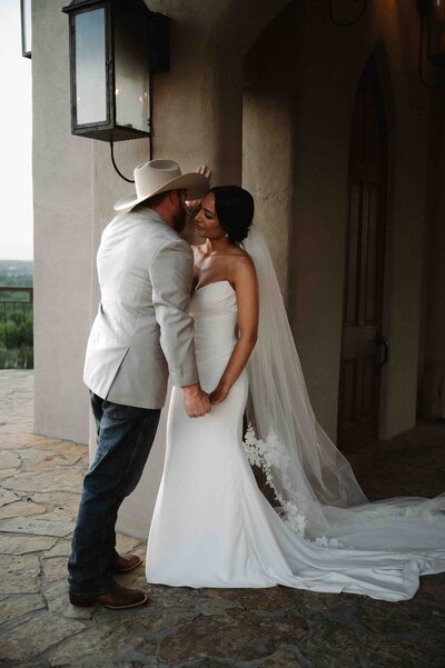 Groom and Bride portraits at Chapel Dulcinea