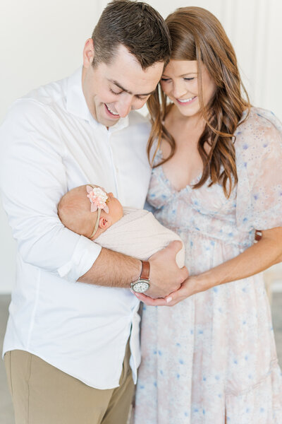 Natural Light Studio Newborn Baby Girl Light and Airy Timeless Client Closet Elena Spraguer Photography 0061