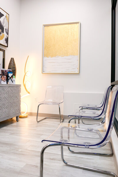 Chairs + Waiting Room Decor- Elite Med Spa of Texas