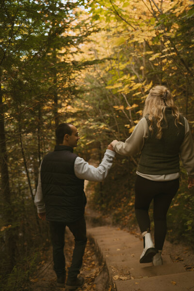 Michigan Elopement Photographer captures couple eloping.