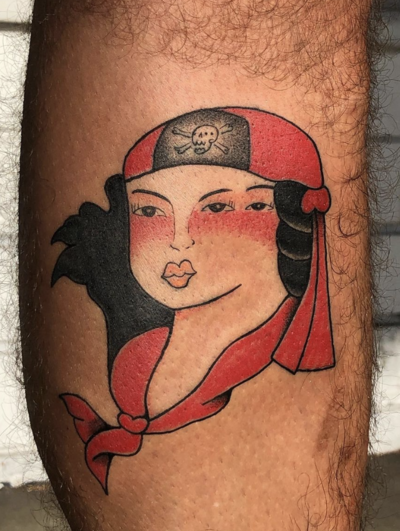 tattoo of woman