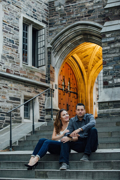 Princeton | Engagement session photos of couple captured by professional photographer | New Jersey