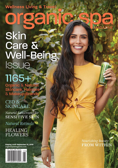 Relaxed outdoor portrait of Kim Snyder for Organic Spa, shot by Ylva Erevall.