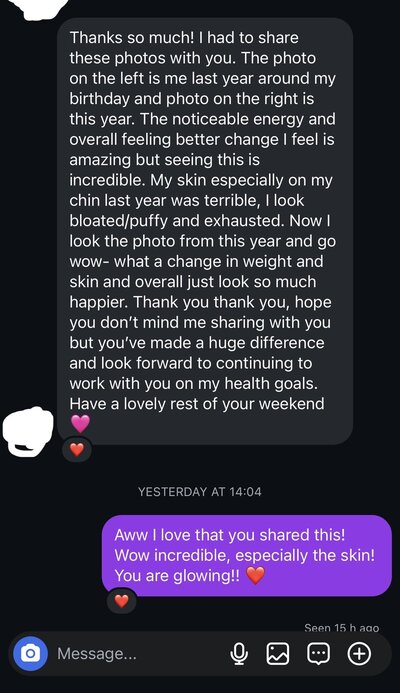 fertility nutrition client