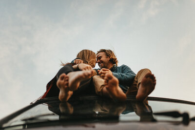 Okanagan VW  Engagement Session in Summer