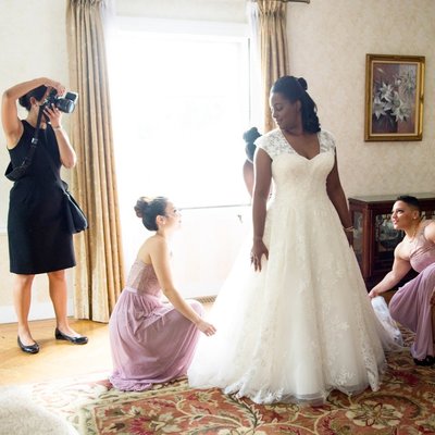 Photographing a wedding