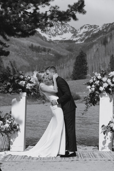 Brides in Lyons Colorado on a house at Planet Bluegrass Venue