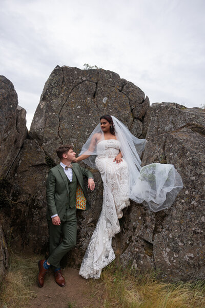 coastal elopement, portland elopement photographer, columbia river gorge