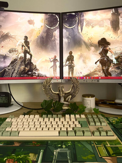 Photo du bureau de Fenicia Studio, graphiste créative nichée dans le secteur culturel.