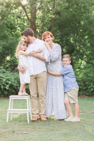 Fall Family Pictures at Houston Arbouretum
