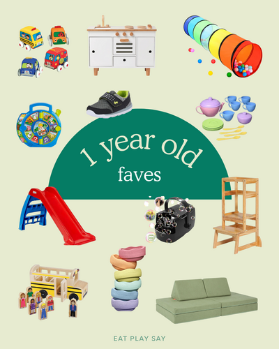best gifts for one year olds roundup graphic