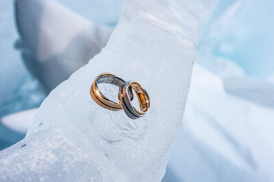 Exchange vows in Icehotel's unique ceremony hall