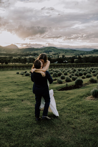 Kooroomba lavender farm wedding