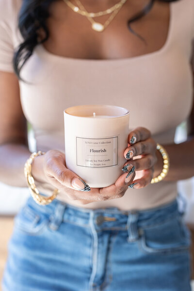 Brand photographer in Dallas, TX capturing professional visuals for a bold and unique product-based brand