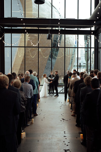 Milwaukee Gather Downtown Wedding Ceremony