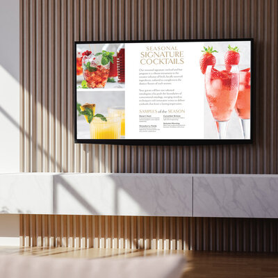 seasonal menus
