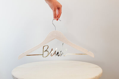 TE Inventory-White and Gold Bride Dress Hanger 016