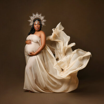 Dominican  maternity portrait