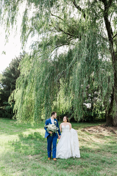 Stable at Arrowhead Lake Wedding Newlyweds