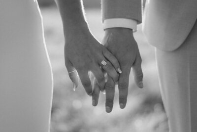 Golden hour up-close ring shot bridal session