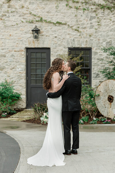 Nature themed wedding tablescape