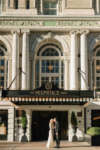 Nashville Engagement Session at Hermitage Hotel