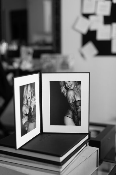 timeless authentic inclusive black and white boudoir photographer