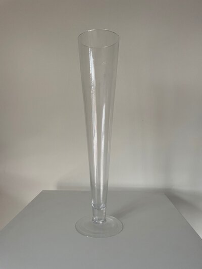 conical vase
