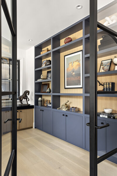 Living room furnishings in Edgemont, North Vancouver new build home designed by Taleah Smith