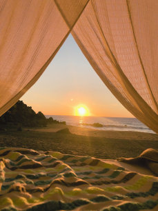 Sunset on Sayulita Beach  - Tales of adventure