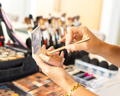 detail images make up artist photo shoot