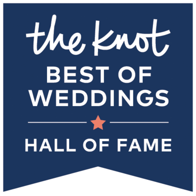 The knot hall of fame best of weddings badge