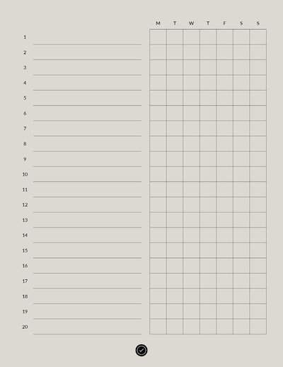 Notebook No 04 Digital Planner by Click 2 Plan-21