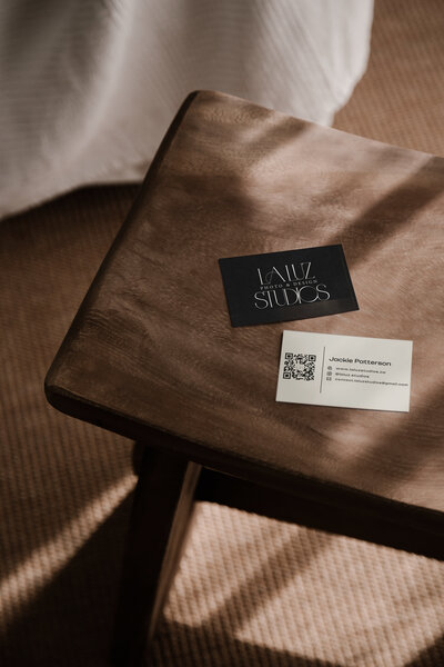 Business card for a small business in Peterborough, Ontario