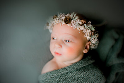 lake michigan newborn photography in northern michigan