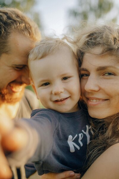 famille épanouie