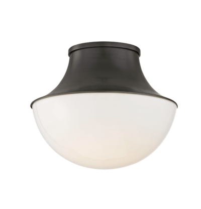 Ceiling light with black hardware by Hudson Valley